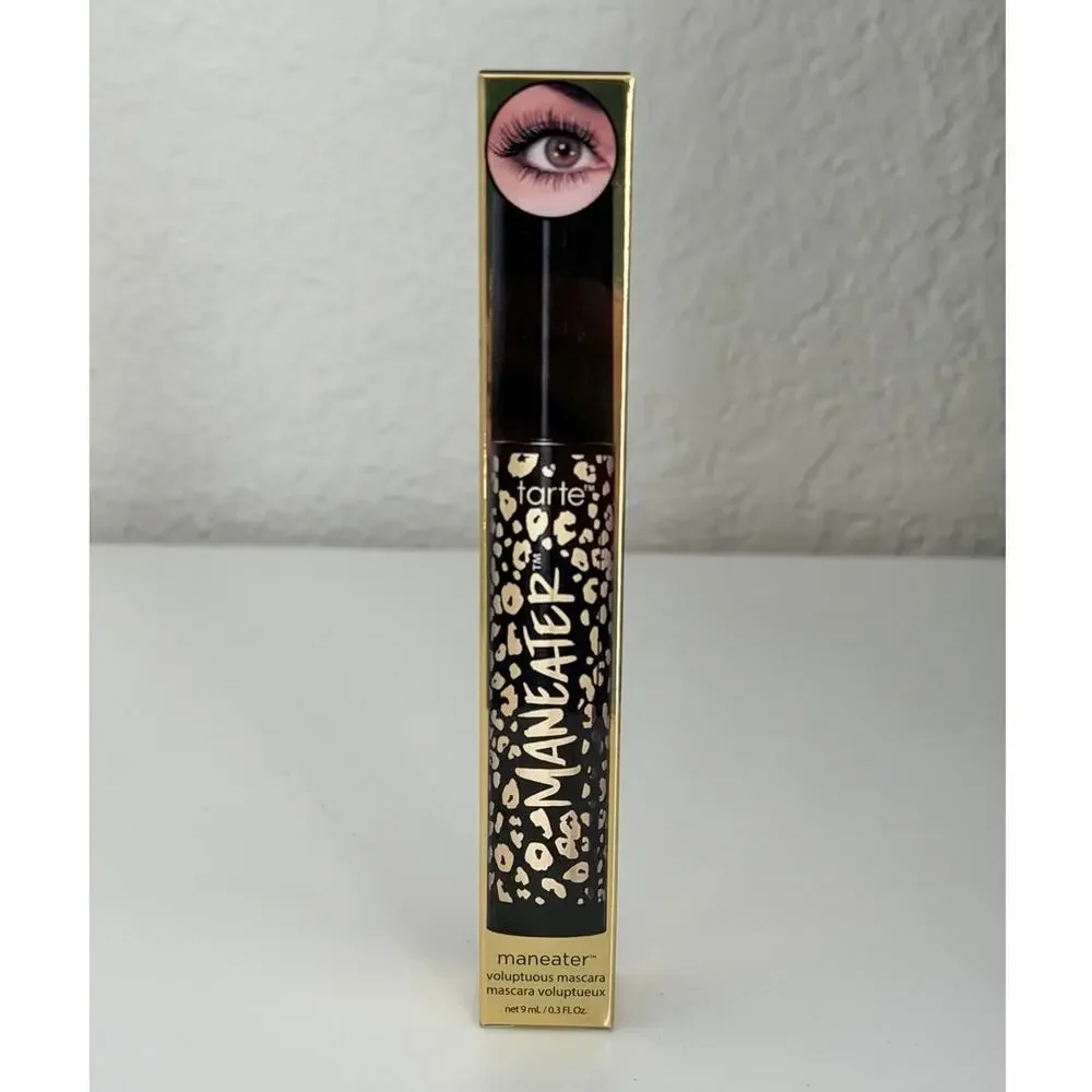 Tarte MANEATER Voluptuous Mascara FULL SIZE 0.3 oz Black NEW